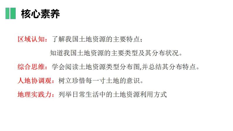 【核心素养】湘教版初中地理 八年级上册 3.2 中国的土地资源 课件03