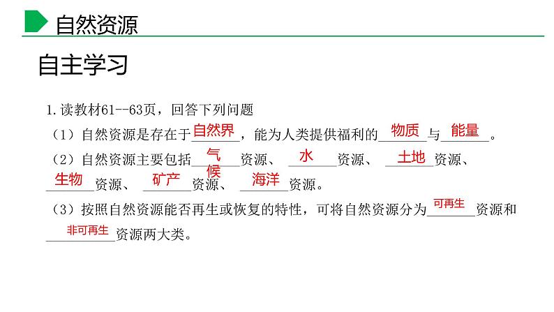 【核心素养】湘教版初中地理 八年级上册 3.1 中国的自然资源 课件05