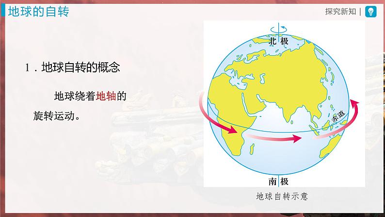 【人教版】七上地理  1.2.1《地球的运动》（课件+教案）03