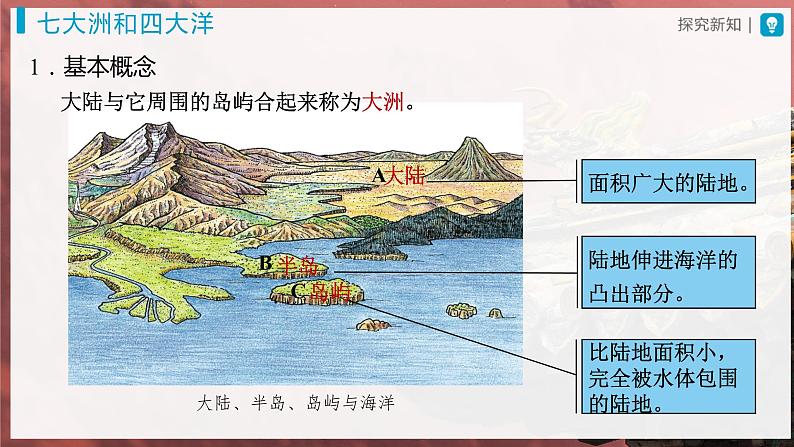 【人教版】七上地理  2.1.2《大洲和大洋》（课件+教案）03