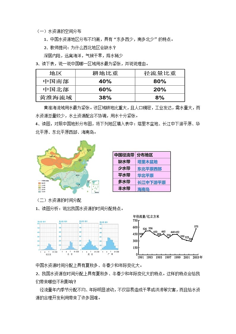 湘教版八年级上册地理3.3《中国的水资源》课件+教案02