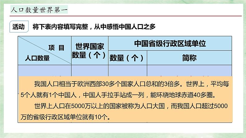 湘教版八上地理1.3《中国的人口》第1课时 PPT课件07