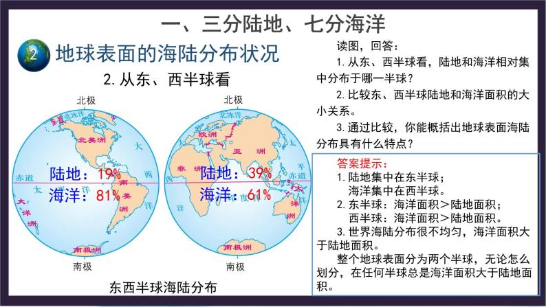 中国版地理八年级上册1.3.1《海陆分布》（第1课时）课件+教案08
