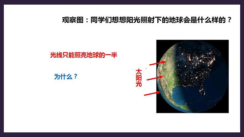 人教版地理七年级上册 第一章第二节第1课时地球的自传和公转 课件+教案07