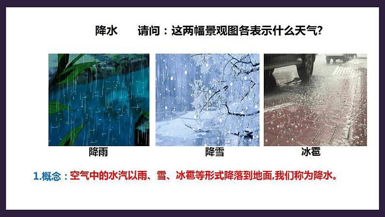 人教版地理七年级上册 第三章第三节降水的变化与分布 课件+教案04