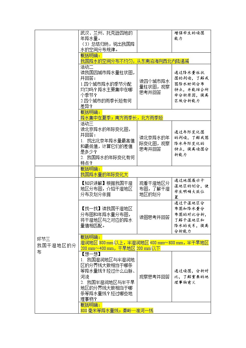 人教版地理八上 第二章 第二节 气候+（第2课时） 教案02