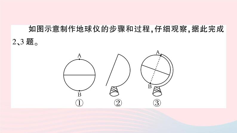 2023七年级地理上册第一章地球和地图综合训练作业课件新版新人教版03