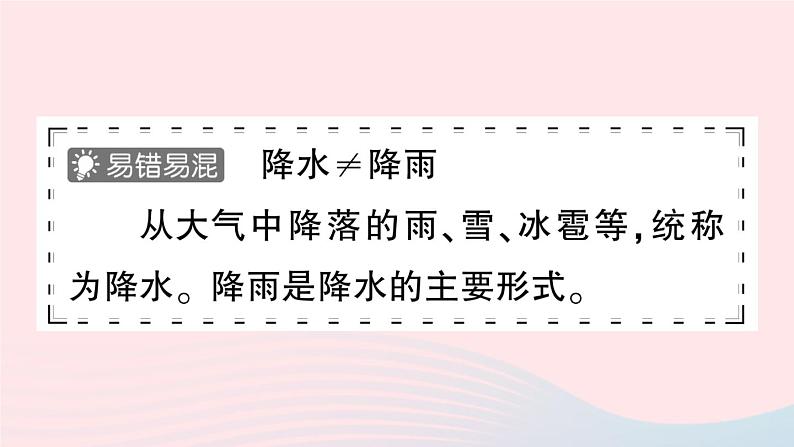 2023七年级地理上册第三章天气与气候第三节降水的变化与分布作业课件新版新人教版第4页