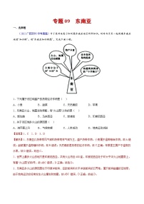 三年(2020-2022)中考地理真题分项汇编：09 东南亚（含解析）