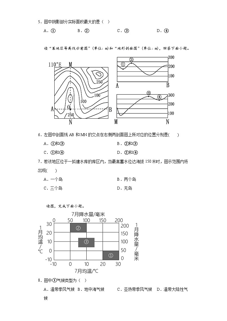2023年江苏省南通市小海中学中考模拟地理试题（含解析）02