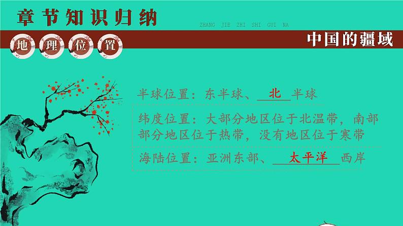 2023八年级地理上册第1章中国的疆域与人口综合复习上课课件新版湘教版03