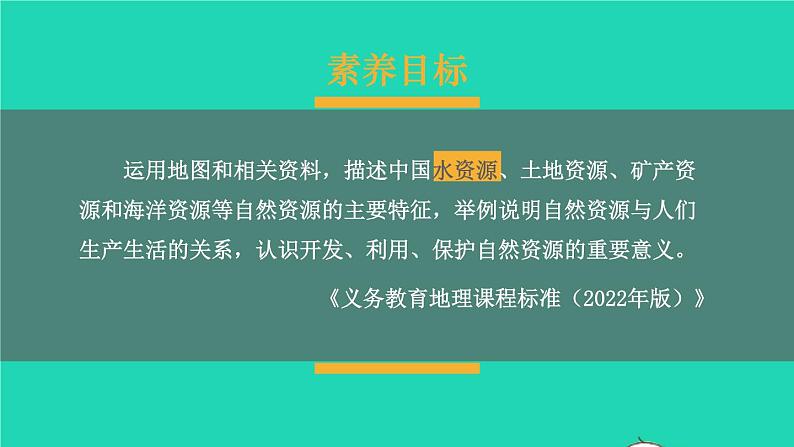 2023八年级地理上册第3章中国的自然资源第三节中国的水资源上课课件新版湘教版01