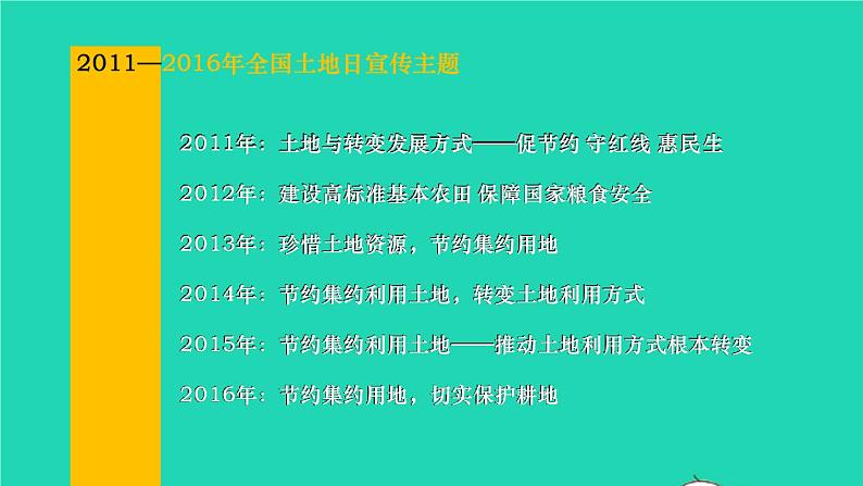 2023八年级地理上册第3章中国的自然资源第二节中国的土地资源上课课件新版湘教版05