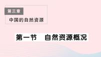 初中地理湘教版八年级上册第三章 中国的自然资源第一节   自然资源概况作业课件ppt