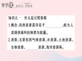 2023八年级地理上册第三章中国的自然资源第一节自然资源概况作业课件新版湘教版