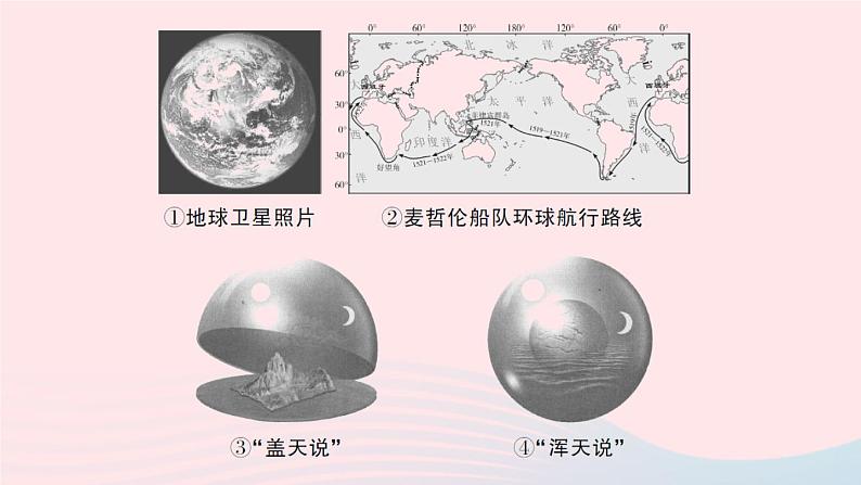 2023七年级地理上册第二章地球的面貌第一节认识地球第一课时地球的形状地球有多大作业课件新版湘教版08