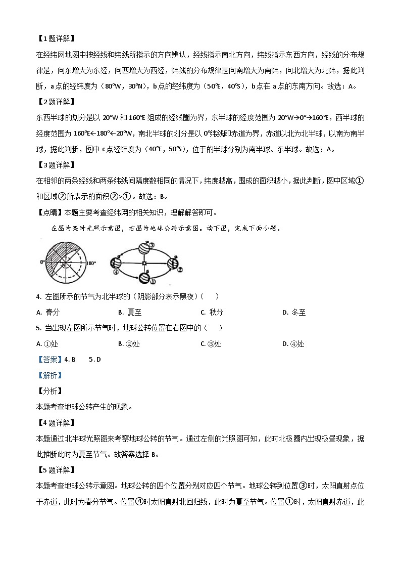 山东省潍坊市2020年中考地理试题（含解析）02