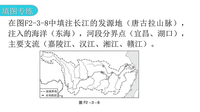 人教版八年级地理上册第二章第三节河流第二课时分层作业课件第3页