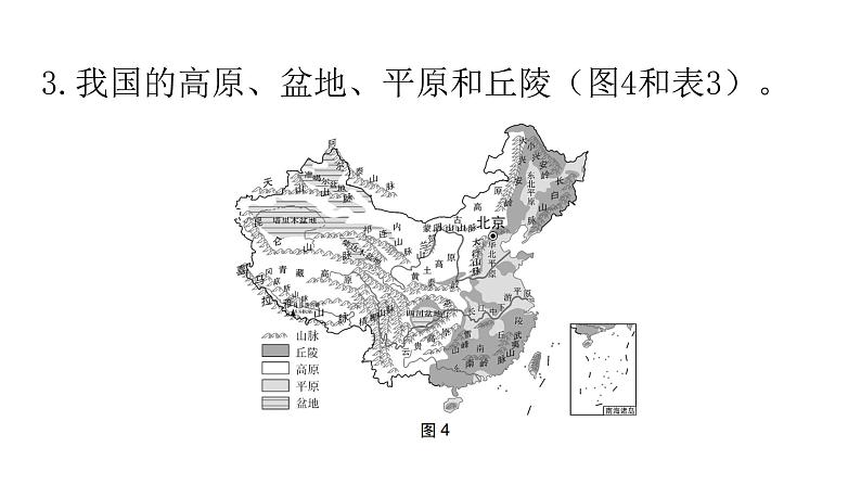 人教版八年级地理上册第二章第一节地形和地势练习课件第5页