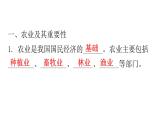 人教版八年级地理上册第四章第二节农业练习课件