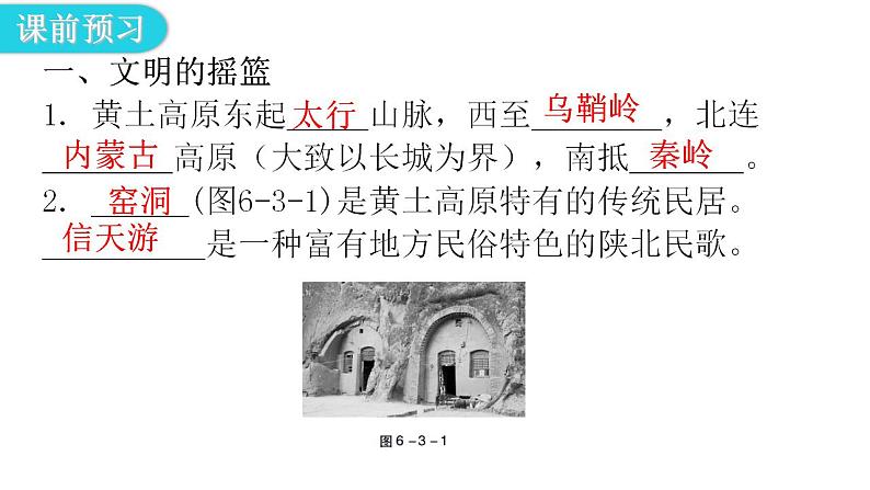 人教版八年级地理下册第六章第三节世界最大的黄土堆积区——黄土高原教学课件05