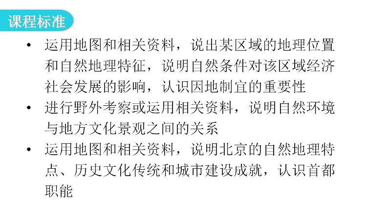 人教版八年级地理下册第六章第四节祖国的首都——北京教学课件第3页