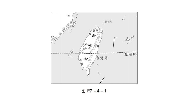 人教版八年级地理下册第七章第四节祖国的神圣领土——台湾省分层作业课件第4页