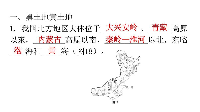 人教版八年级地理下册第六章第一节自然特征与农业练习课件02