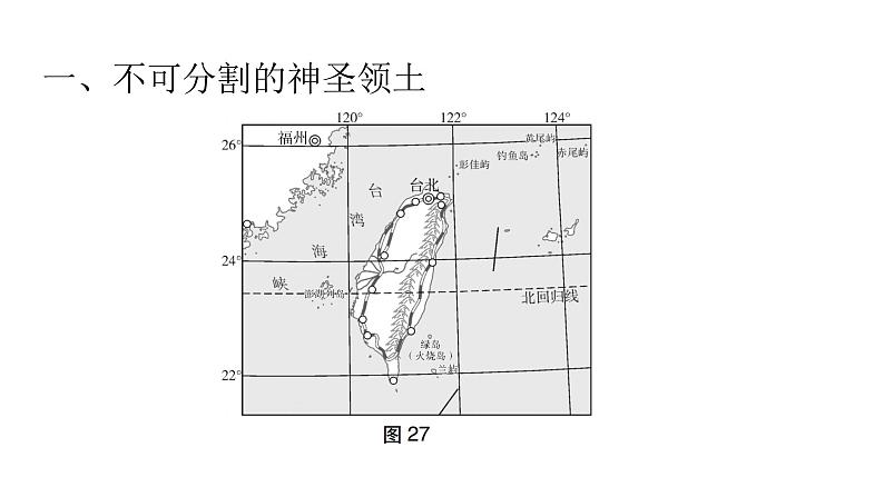 人教版八年级地理下册第七章第四节祖国的神圣领土——台湾省练习课件02