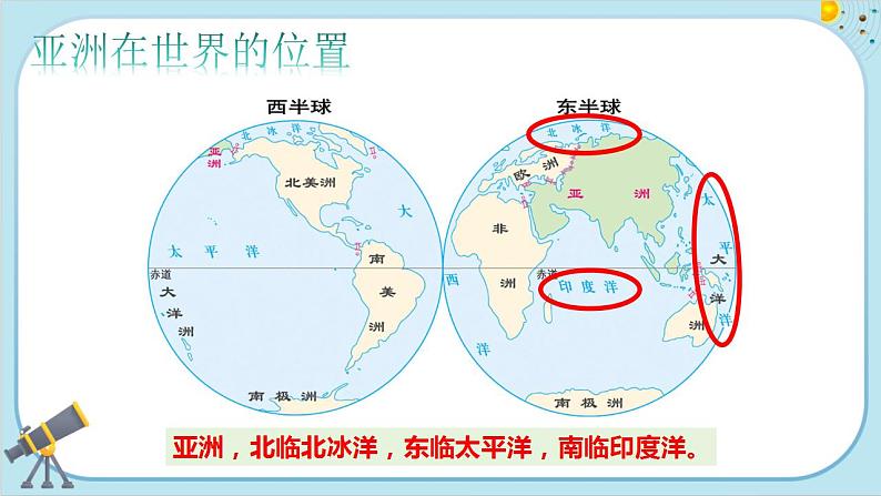 人教版地理七下6.1《位置与范围》课件PPT第4页