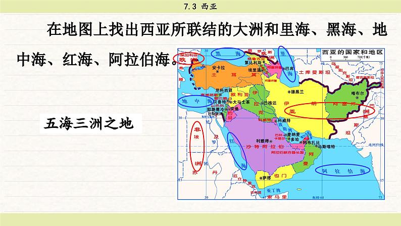 湘教版地理七年级下册7.3《西亚》课件PPT第6页