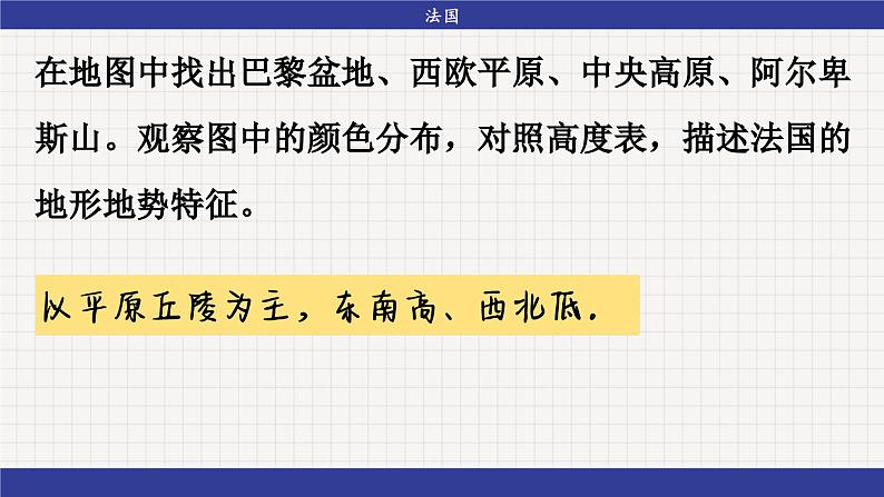 湘教版地理七年级下册8.4《法国》课件PPT06