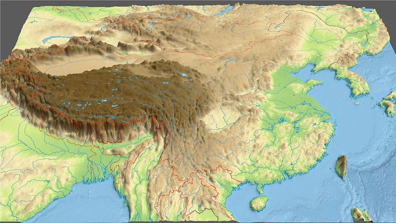 2.1.3 中国的地形（第3课时 地势西高东低）-2023-2024学年八年级上册地理课件（湘教版）第4页