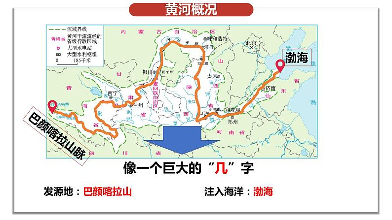 人教版八上2.3河流第三课时《黄河》课件PPT03