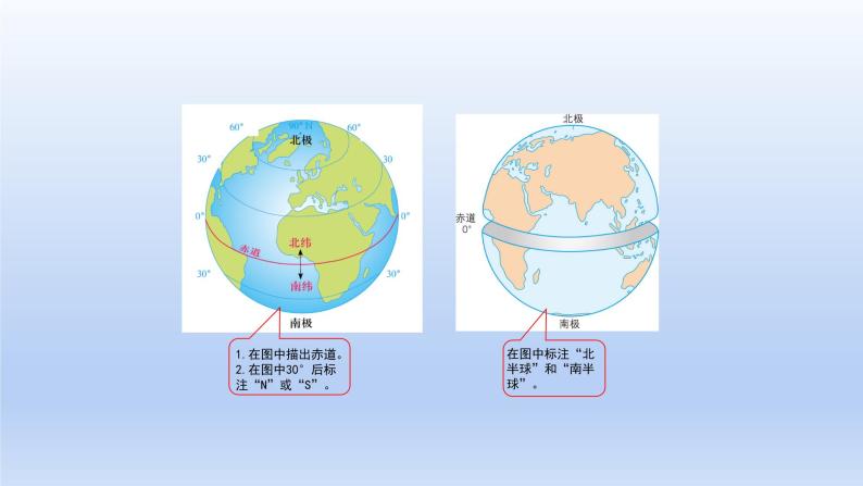 湘教版地理七年级上册 第二章 第一节 第二课时  地球仪课件07