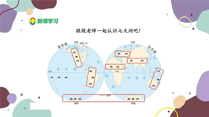 湘教版地理七年级上册 第二章 第二节 第二课时  七大洲 四大洋课件04