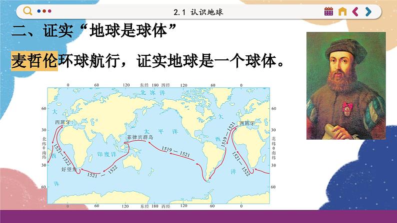 湘教版地理七年级上册 第2章第1节 认识地球课件05