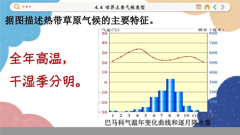 湘教版地理七年级上册 第4章第4节 世界主要气候类型课件08