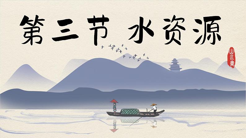 人教版地理八年级上册 3.3 水资源课件01