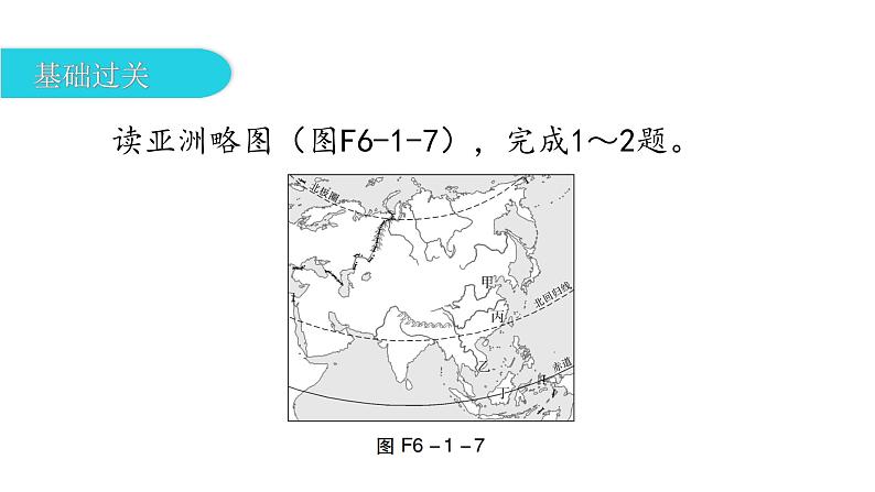 湘教版地理七年级下册第六章认识大洲第一节亚洲及欧洲第二课时作业课件02