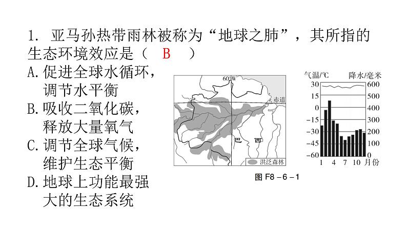 湘教版地理七年级下册第八章走近国家第六节巴西作业课件03