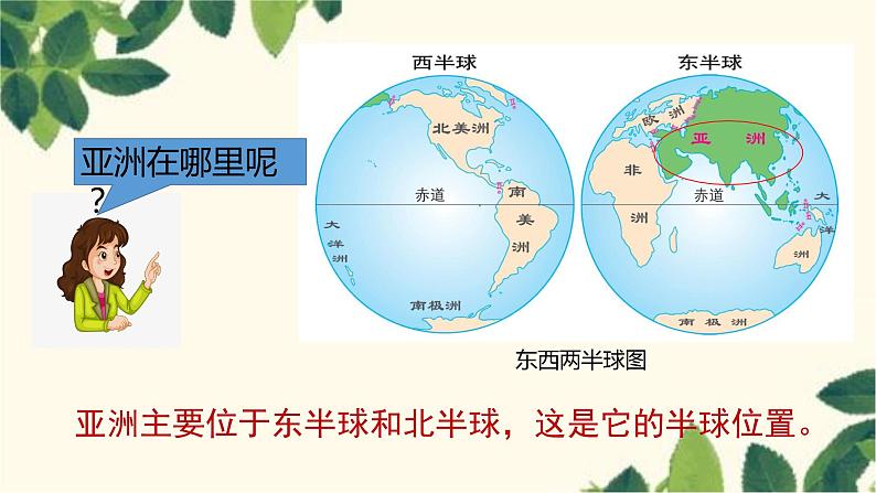 人教版地理七年级下册 第六章  我们生活的大洲——亚洲第一节 位置和范围-课件第4页