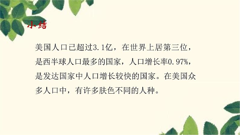 人教版地理七年级下册 第九章  西半球的国家第一节  美国第一课 时  民族大熔 炉  农业地区专业化-课件第4页