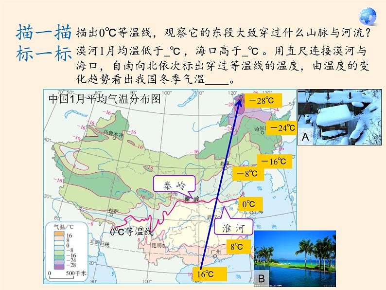 湘教版地理八年级上册第二章 第二节 中国的气候(1) 课件第2页