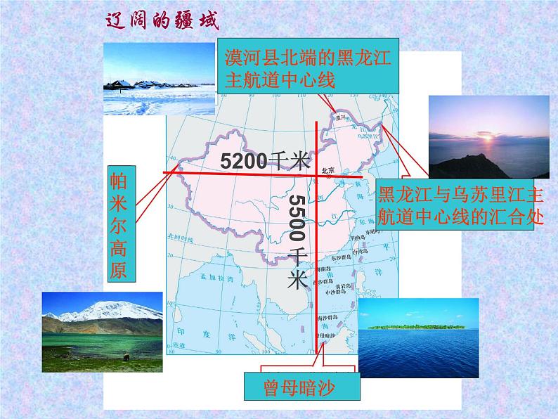 湘教版地理八年级上册第一章 第一节 中国的疆域_ 课件第4页