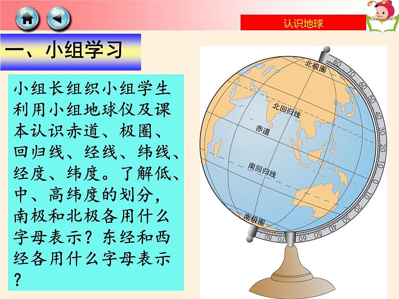 湘教版地理七年级上册 第二章 第一节  认识地球(1)（课件）第5页