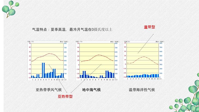 湘教版地理七年级上册 第四章 第四节 判读气候类型方法（课件）第7页