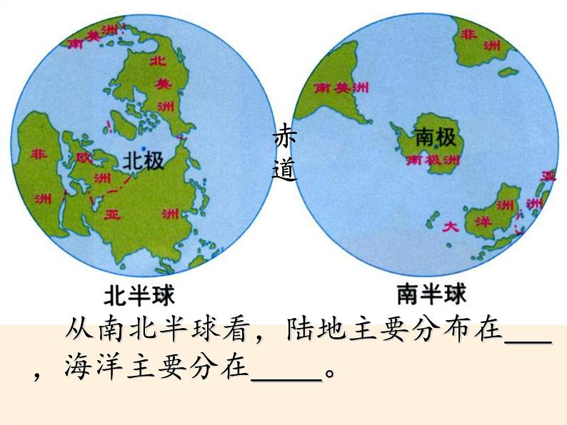 湘教版地理七年级上册 第二章 第二节  世界的海陆分布(1)（课件）第6页