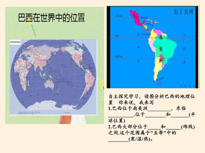 湘教版地理七年级下册  第八章 第六节 巴西(12) 课件第2页