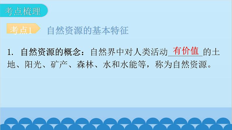 2024年中考地理一轮复习 专题十三 中国的自然资源课件07